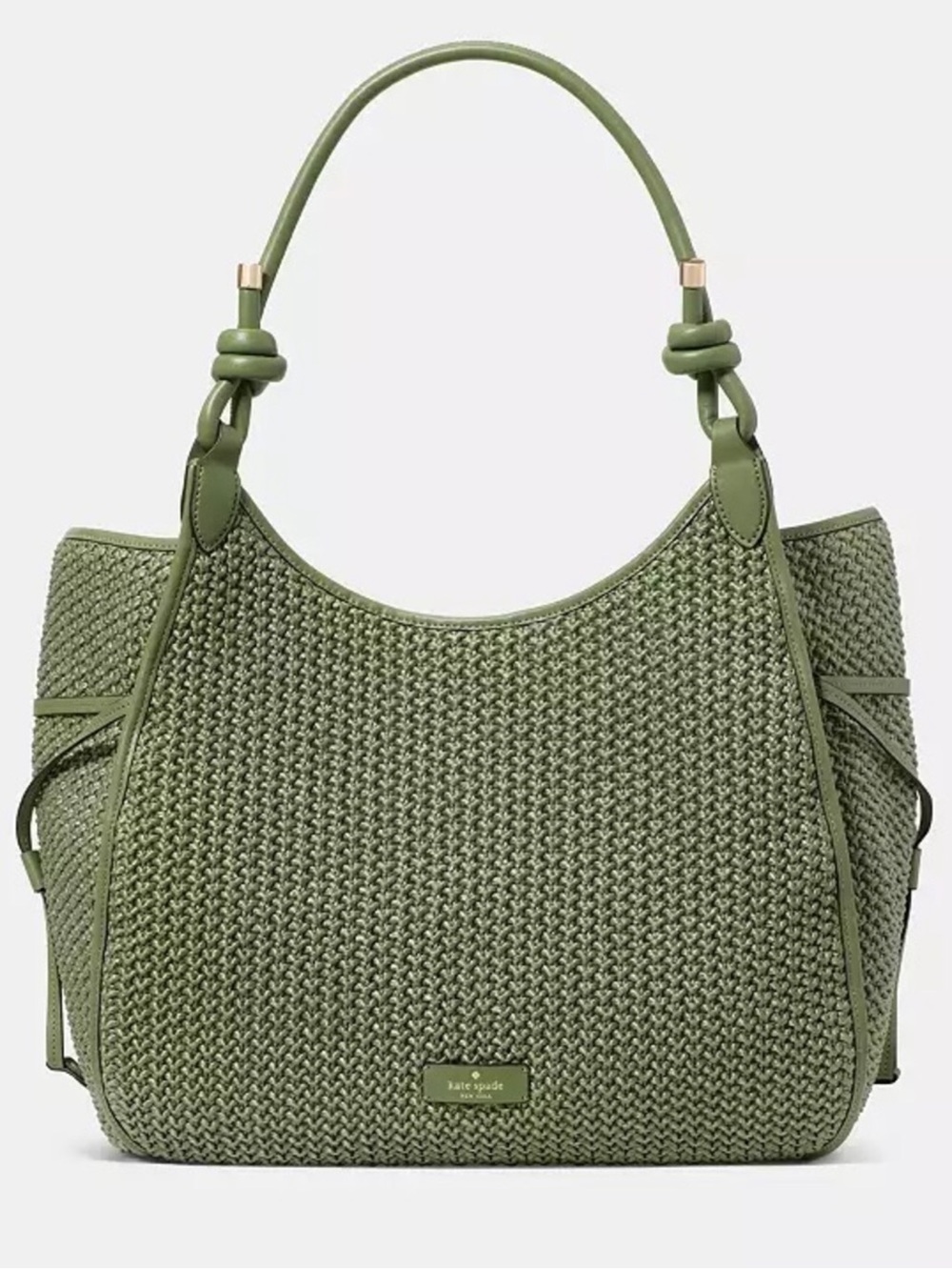 Kate Spade New York Stash Straw
Large Carryall Tote Bag Cedar Stand
